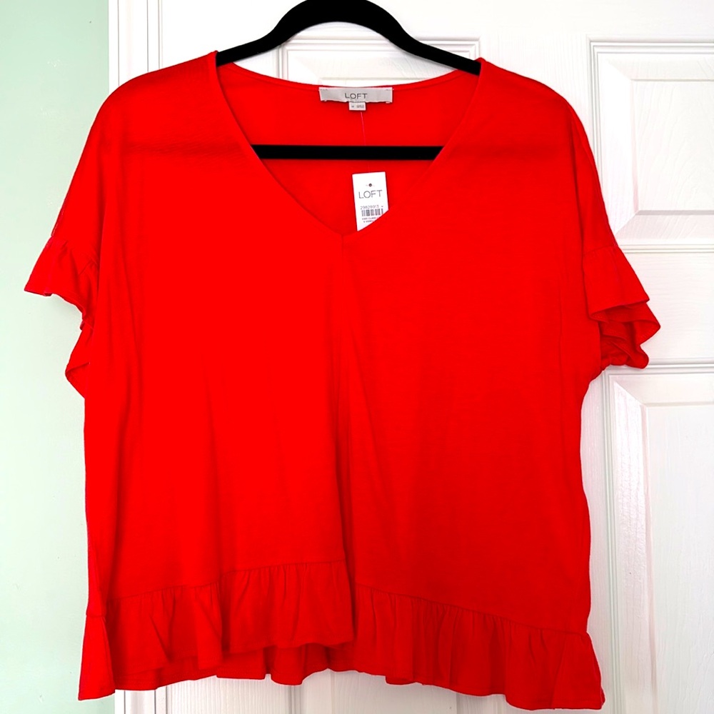 Loft cropped t shirt